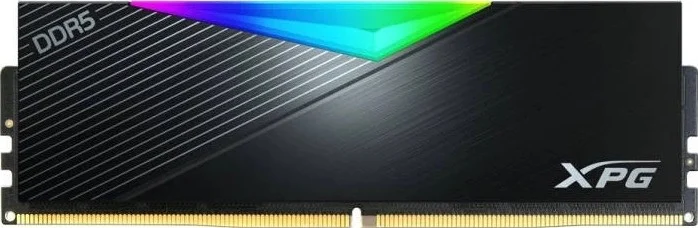 رم ایدیتا XPG Lancer RGB 32GB (دو عدد 16GB)، حافظه DDR5، سرعت تست شده 5200MHz، تاخیر CL38، کیت دو کاناله، PC5-41600، 1.25 ولت، Intel XMP 3.0، هیت سینک یکپارچه، Unbuffered، ECC، | AX5U5200C3816G-DCLARBK رم ایدیتا XPG Lancer RGB 32GB (دو عدد 16GB)، حافظه DDR5، سرعت تست شده 5200MHz، تاخیر CL38، کیت دو کاناله، PC5-41600، 1.25 ولت، Intel XMP 3.0، هیت سینک یکپارچه، Unbuffered، ECC، | AX5U5200C3816G-DCLARBK