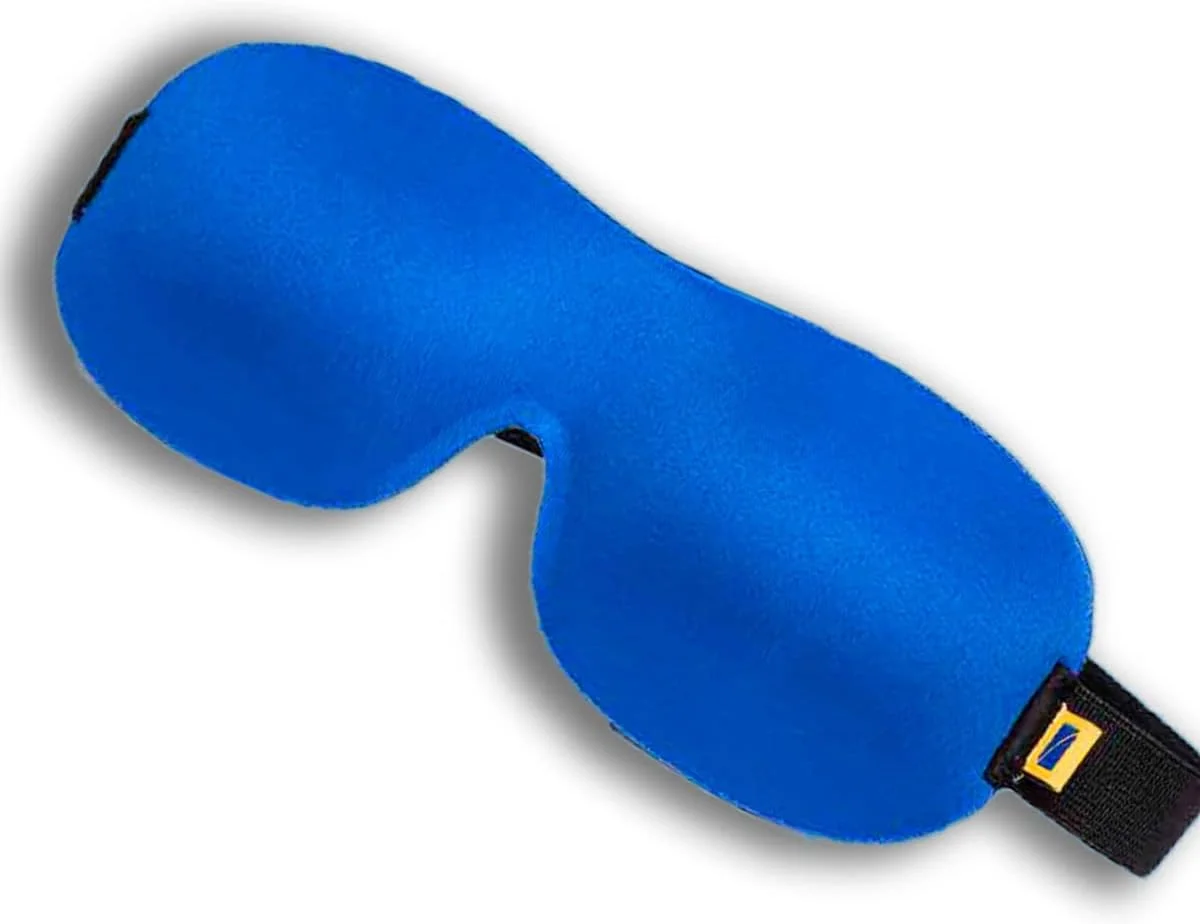 چشم بند خواب لوکس تراول بلو (454)