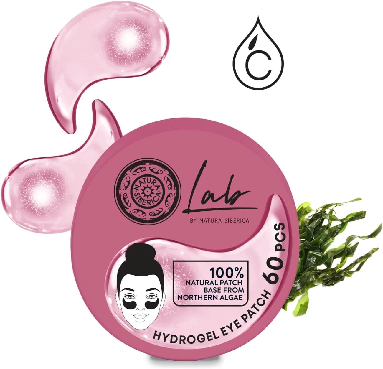 پچ دور چشم ضد پف و تیرگی ناتورا Siberica Lab by NS. Biome. Phyto Retinol، 60 عدد