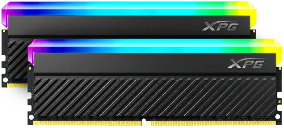 کیت حافظه دسکتاپ ای‌دیتا XPG Spectrix D45G با ظرفیت 16 گیگابایت (2 عدد 8 گیگابایتی)، DDR4، سرعت کلاک 4400 مگاهرتز، تاخیر CL 19-26-26، ولتاژ 1.35 ولت، پشتیبانی از Intel XMP 2.0، مشکی | AX4U44008G19K-DCBKD45G