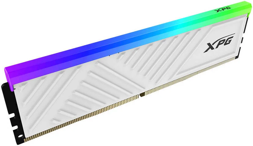 کیت حافظه دسکتاپ ایدیتا XPG SPECTRIX D35G شانزده گیگابایت (2x8GB) RGB DDR4، سرعت کلاک 3600 مگاهرتز، تاخیر CL18، پشتیبانی از Intel XMP 2.0، ولتاژ 1.35 ولت، سازگار با RoHS، سفید | AX4U36008G18I-DTWHD35G کیت حافظه دسکتاپ ایدیتا XPG SPECTRIX D35G شانزده گیگابایت (2x8GB) RGB DDR4، سرعت کلاک 3600 مگاهرتز، تاخیر CL18، پشتیبانی از Intel XMP 2.0، ولتاژ 1.35 ولت، سازگار با RoHS، سفید | AX4U36008G18I-DTWHD35G