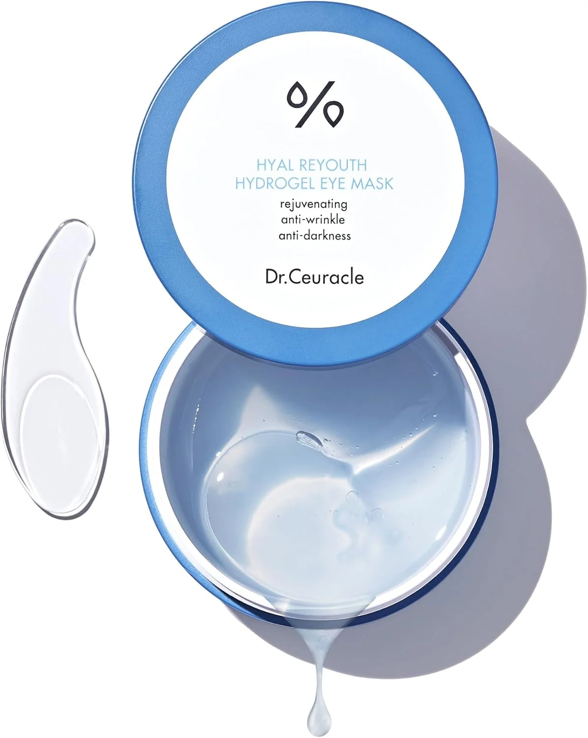 ماسک دور چشم هیدروژل دکتر سئورکل مدل Hyal Reyouth، 60 عدد، 90 گرم | روشن کننده، مرطوب کننده، ماسک خواب حاوی هیالورونیک اسید | درمان سفت کننده ژل دور چشم | پچ های ضد پیری برای سیاهی دور چشم، چروک و خطوط ریز