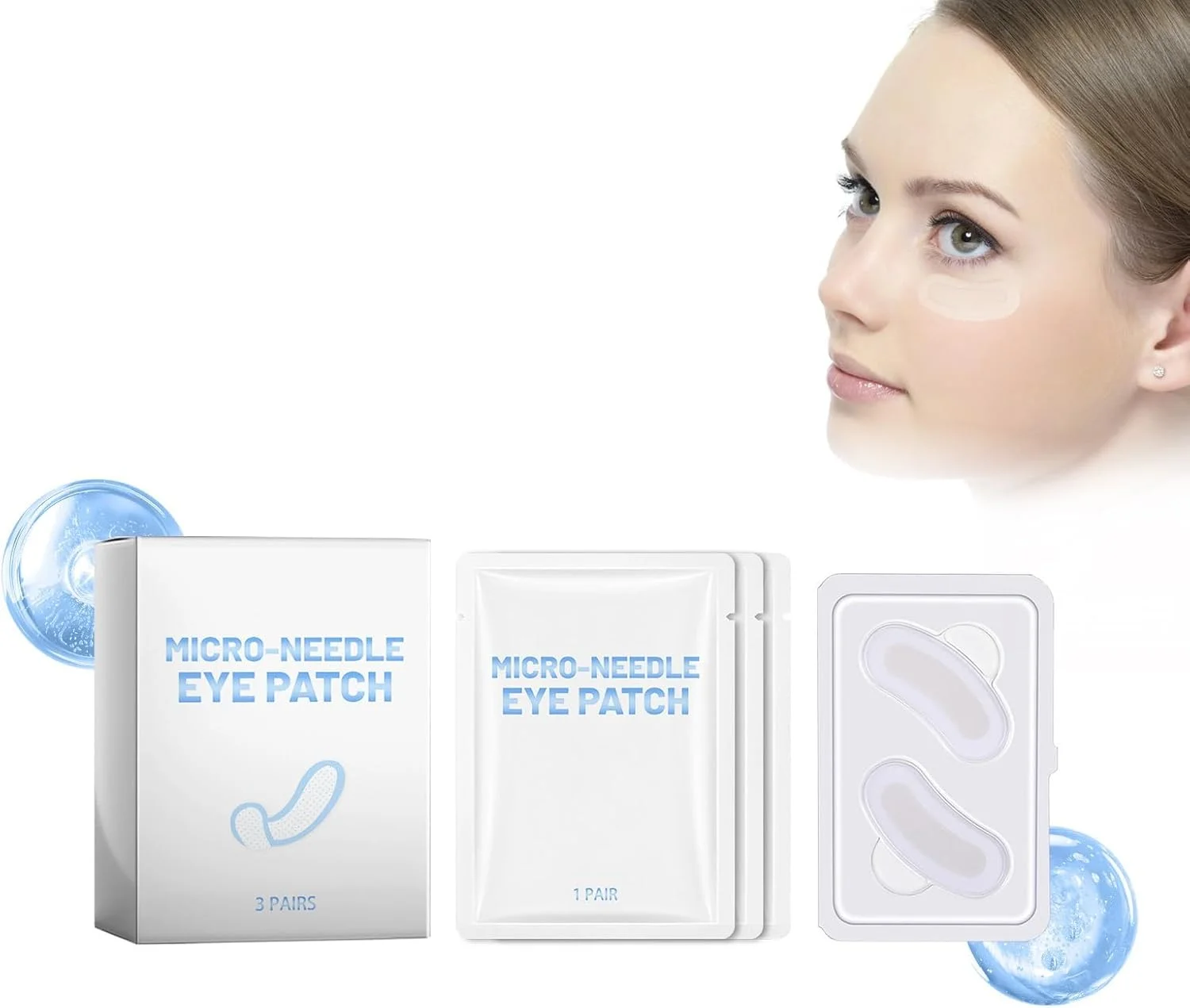 پدهای زیر چشم ضد چروک، ماسک چشم، پد سفت کننده ضد چروک برای پف و سیاهی دور چشم، ماسک مرطوب کننده چشم برای خطوط ریز، 3 جفت (02) پدهای زیر چشم ضد چروک، ماسک چشم، پد سفت کننده ضد چروک برای پف و سیاهی دور چشم، ماسک مرطوب کننده چشم برای خطوط ریز، 3 جفت (02)