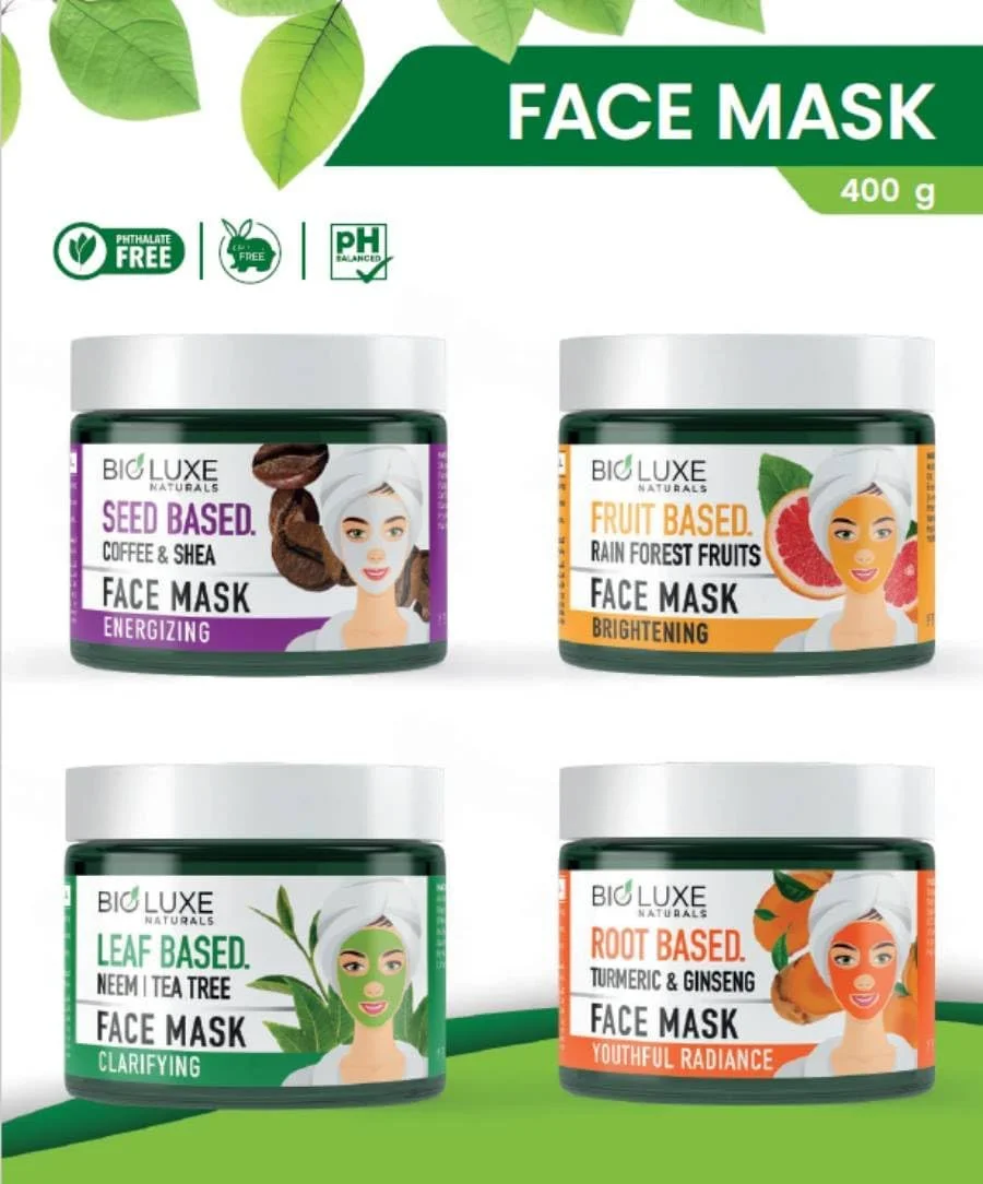 ماسک صورت گیاهی Bioluxe حاوی برگ، 400 گرم، عصاره چریش و درخت چای، روشن کننده و احیا کننده پوست، نرم و لطیف کننده ماسک صورت گیاهی Bioluxe حاوی برگ، 400 گرم، عصاره چریش و درخت چای، روشن کننده و احیا کننده پوست، نرم و لطیف کننده