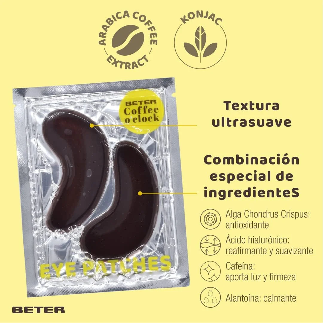 بِتِر - پدهای دور چشم حاوی فیبر گیاهی کنجاک - قهوه تایم - بسته 10 جفتی بِتِر - پدهای دور چشم حاوی فیبر گیاهی کنجاک - قهوه تایم - بسته 10 جفتی