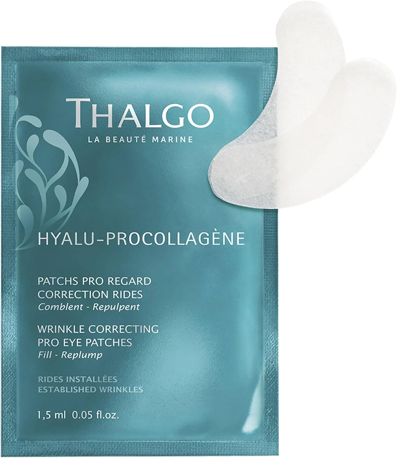 پدهای دور چشم ضد چروک تالگو Hyalu-Procollagène، 2 عدد برای کاهش مشهود چروک های اطراف چشم