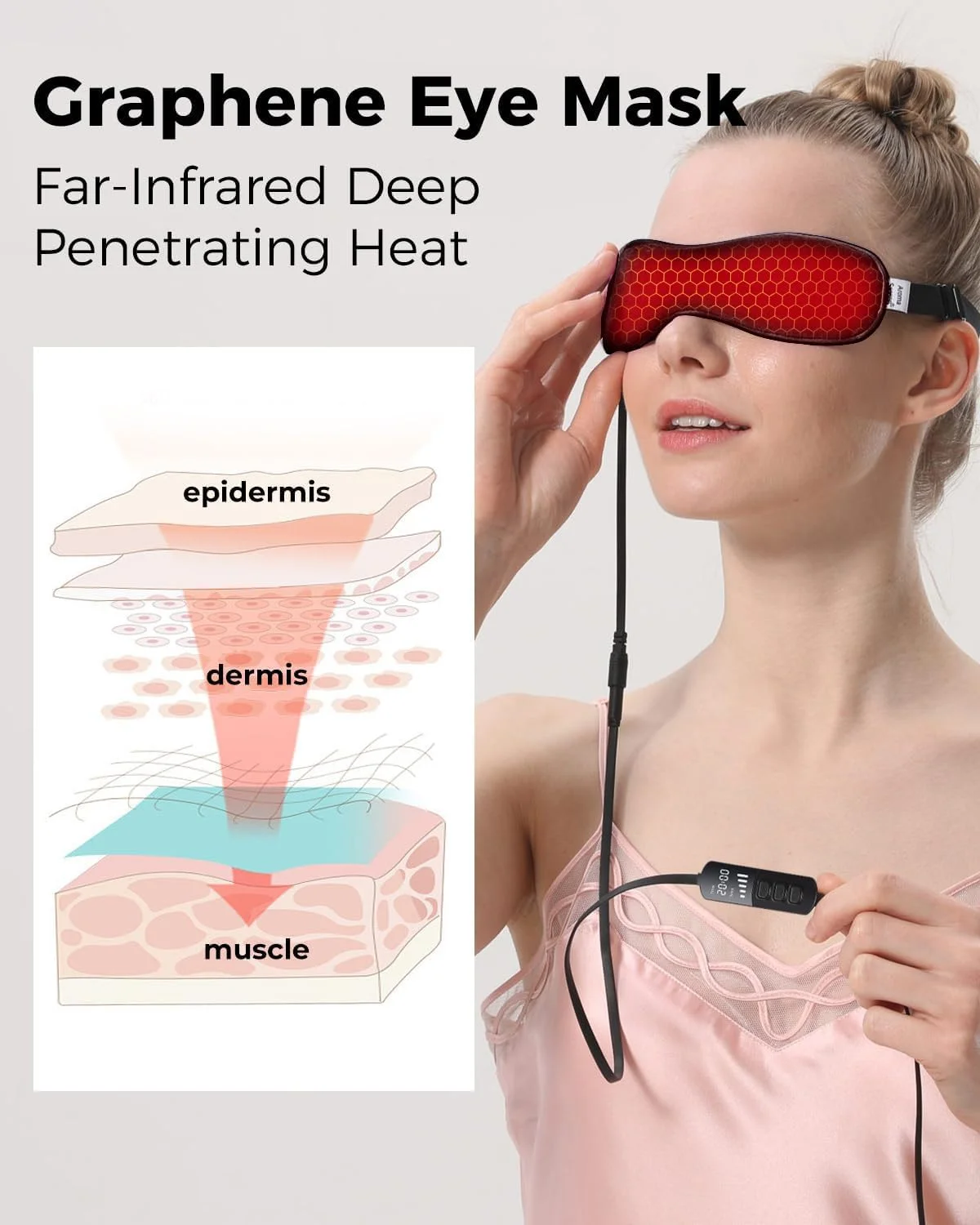 ماسک چشم گرمایشی فصل آروماتراپی برای خشکی چشم، کمپرس گرم چشم با دانه کتان و گرافن FIR برای MGD، درمان بلفاریت شالازیون، گرما درمانی مرطوب بخار برای رفع گرفتگی غدد (مشکی) ماسک چشم گرمایشی فصل آروماتراپی برای خشکی چشم، کمپرس گرم چشم با دانه کتان و گرافن FIR برای MGD، درمان بلفاریت شالازیون، گرما درمانی مرطوب بخار برای رفع گرفتگی غدد (مشکی)