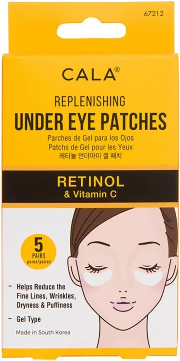 پچ های زیر چشم کالا: رتینول و ویتامین C (بسته 5 عددی)