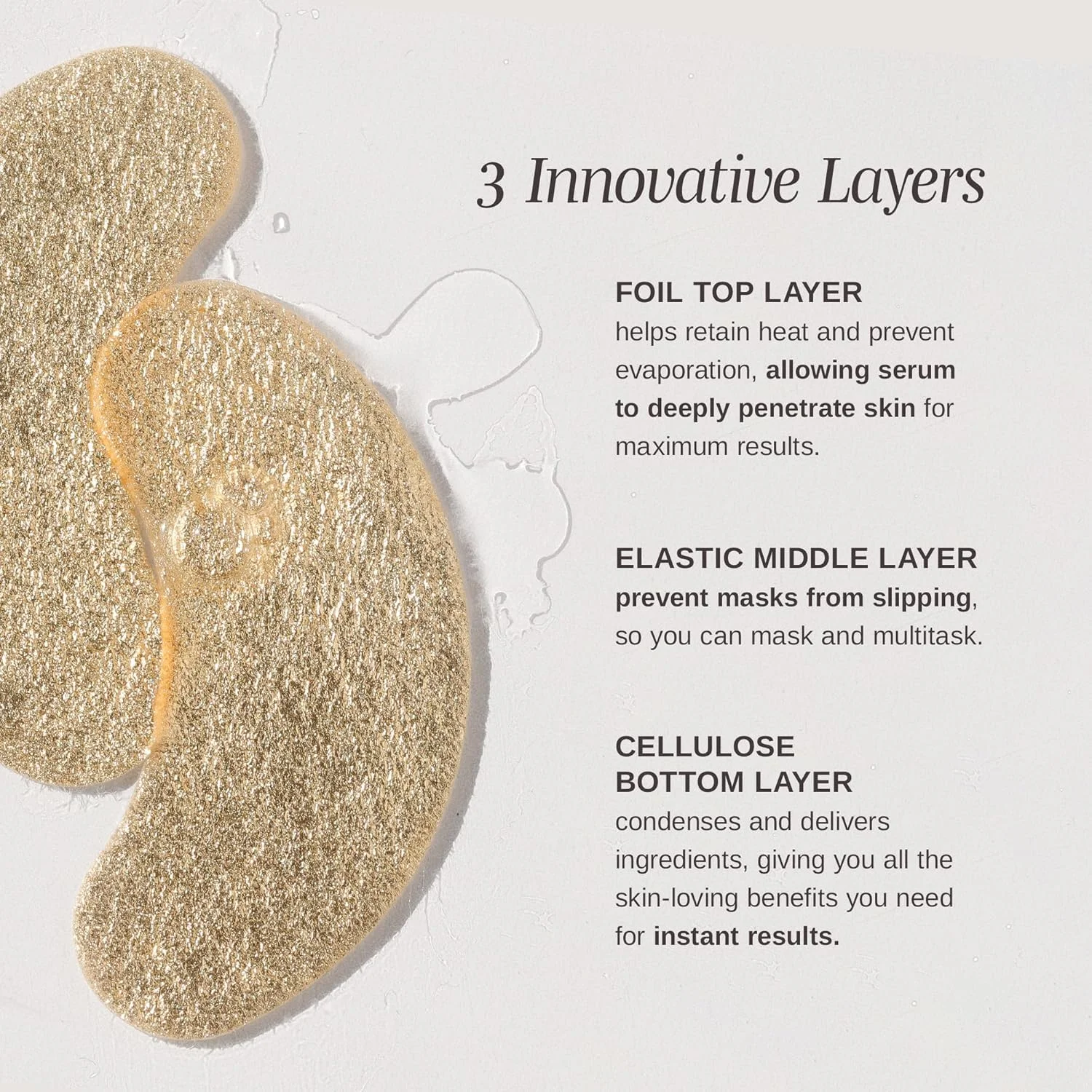 ماسک های دور چشم طلا واندر بیوتی برای رفع پف