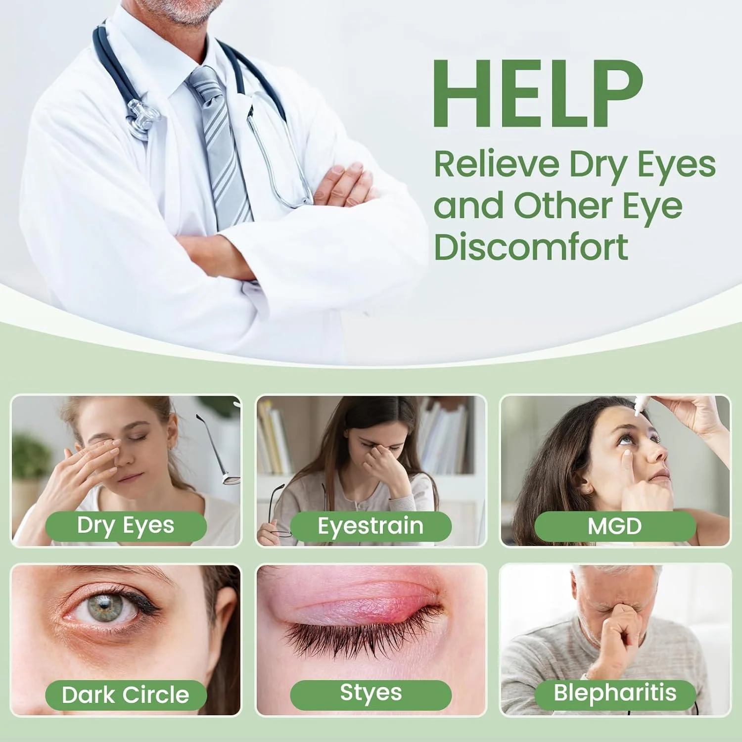 چشم بند گرمایشی آرما سیزن برای خشکی چشم