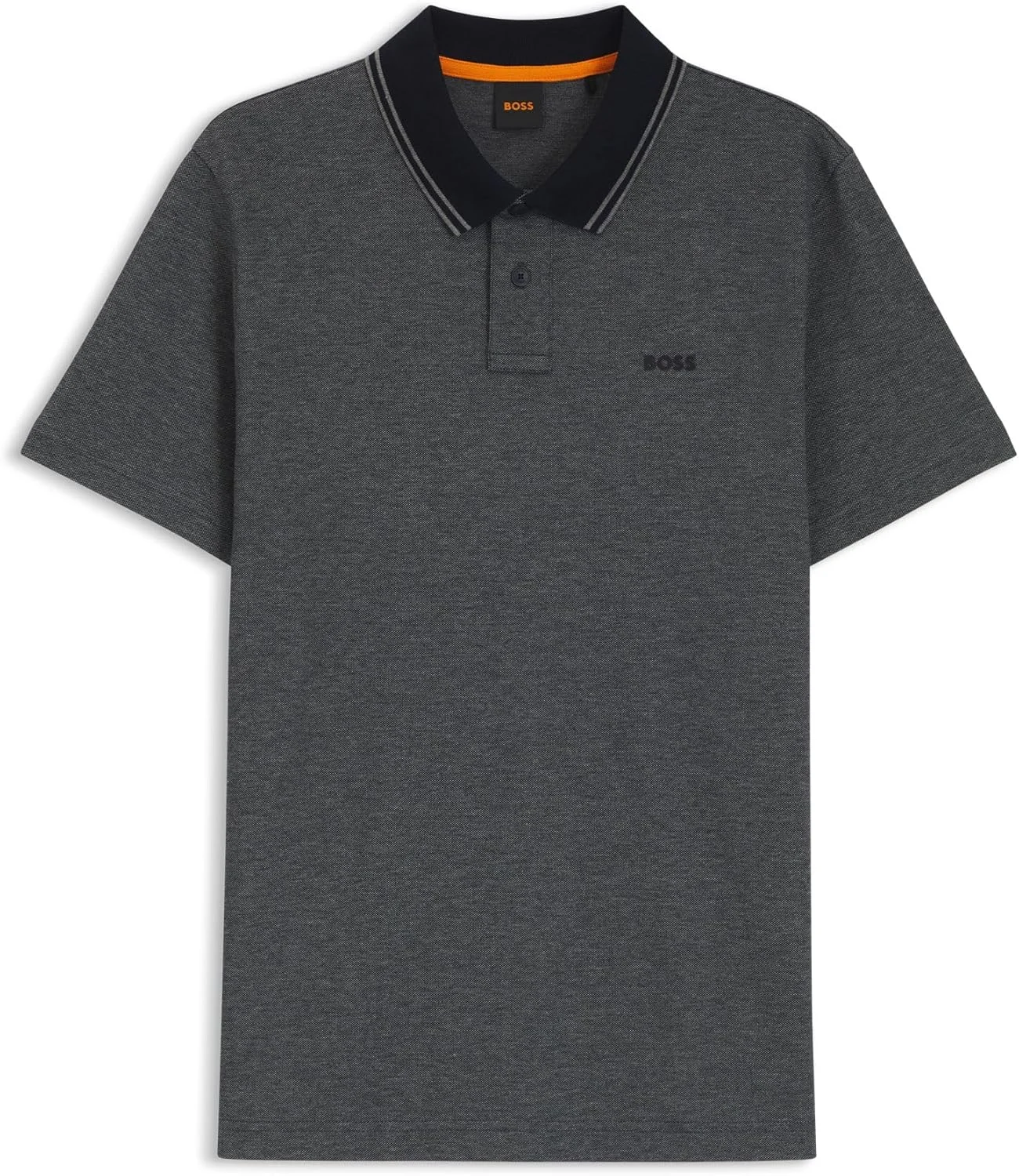 پولوشرت مردانه BOSS مدل PeoxfordNew با فیت آزاد و پنبه آکسفورد-پیکه، سایز L