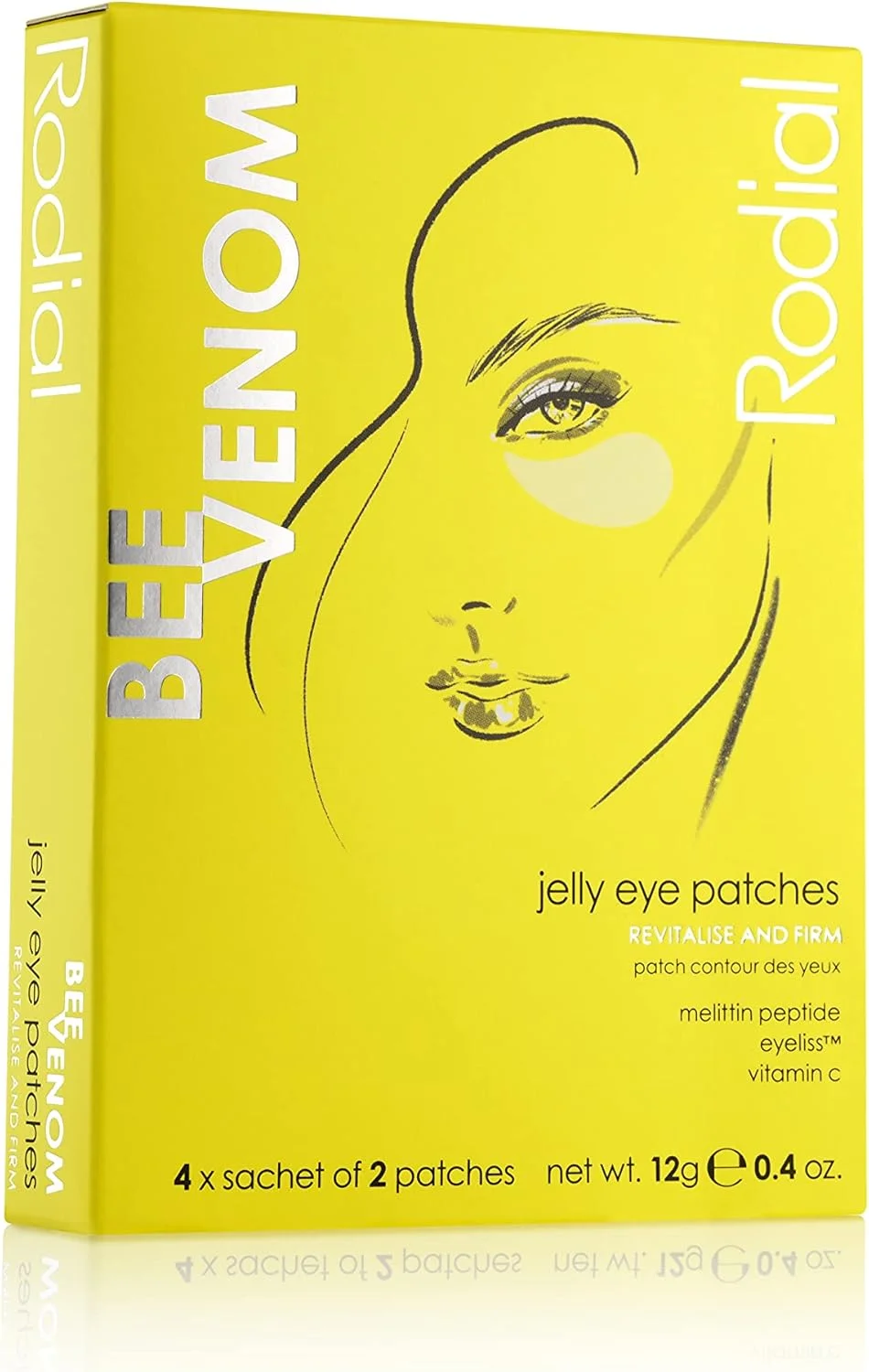 پد ژله ای دور چشم سم زنبور رادیال، بسته 4 عددی، 30 میلی لیتر