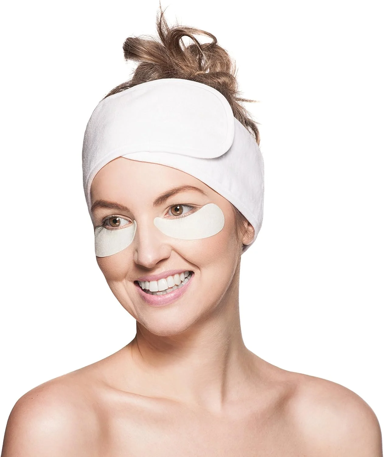 پد زیر چشم هیدروژل کلاژن Skin Republic (3 جفت) – ماسک چشم با چای سبز و آلوئه ورا، کاهش دهنده چین و چروک، پف و سیاهی دور چشم، آبرسان، ترمیم کننده پوست و محافظت از رادیکال های آزاد