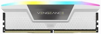کیت حافظه دسکتاپ 32 گیگابایتی (2 عدد 16 گیگابایتی) Corsair VENGEANCE RGB DDR5، سرعت 6000 مگاهرتز، تاخیر CAS 40، ولتاژ 1.35، سازگار با XMP 3.0 / Intel 600 / 700 Series، سفید | CMH32GX5M2B6000C40W کیت حافظه دسکتاپ 32 گیگابایتی (2 عدد 16 گیگابایتی) Corsair VENGEANCE RGB DDR5، سرعت 6000 مگاهرتز، تاخیر CAS 40، ولتاژ 1.35، سازگار با XMP 3.0 / Intel 600 / 700 Series، سفید | CMH32GX5M2B6000C40W