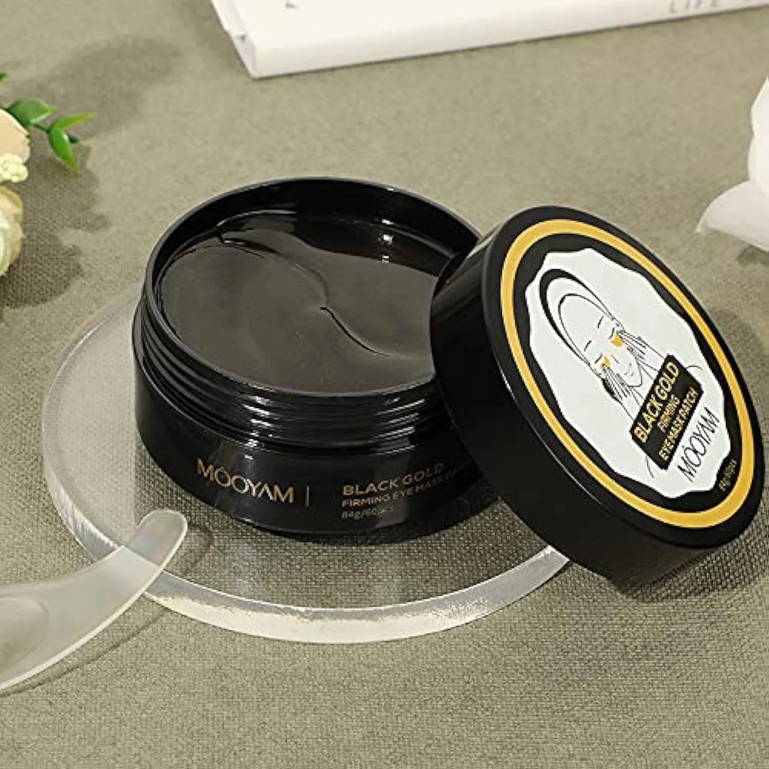 پچ ماسک سفت کننده دور چشم (84 گرم/60 عدد، طلای سیاه)