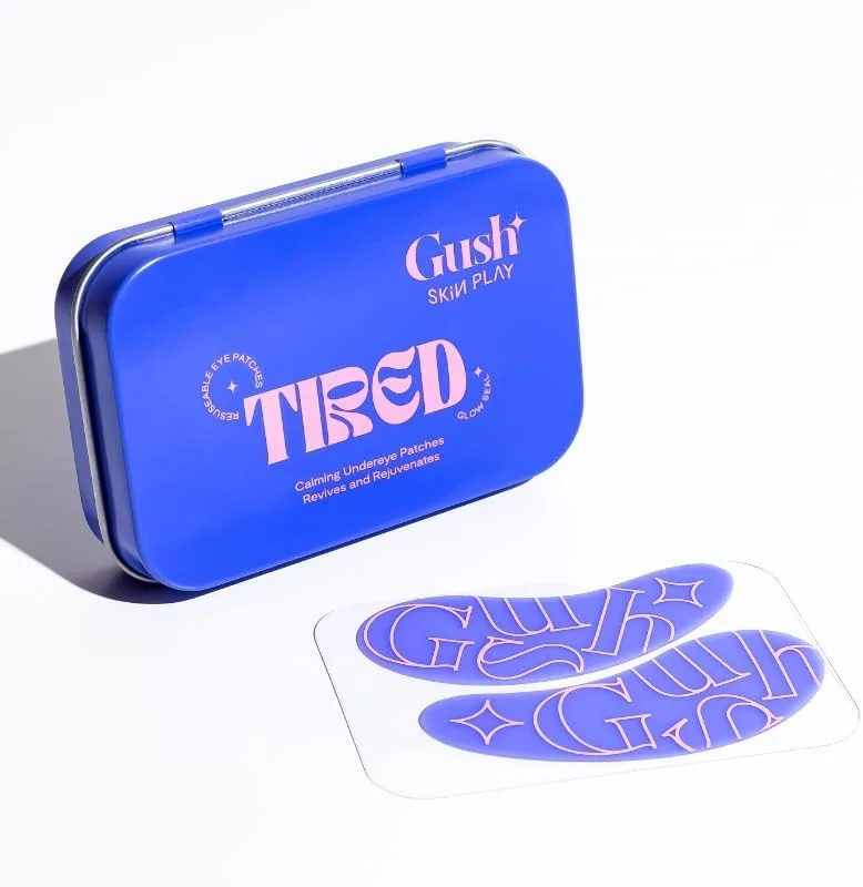 پدهای زیر چشم قابل استفاده مجدد Gush Beauty - درمان سیاهی دور چشم، پف چشم، خطوط ریز و چین و چروک | اثر خنک کننده | 100% سیلیکون درجه پزشکی