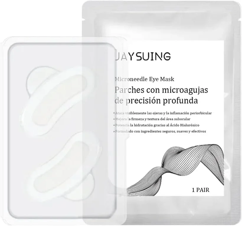 پچ های میکرونیدل چشم، ماسک میکرونیدل پچ میکرونیدل برای خطوط ریز، چین و چروک های چشم، حلقه های تیره، غشای مراقبت از چشم پوست چشم را مرطوب می کند