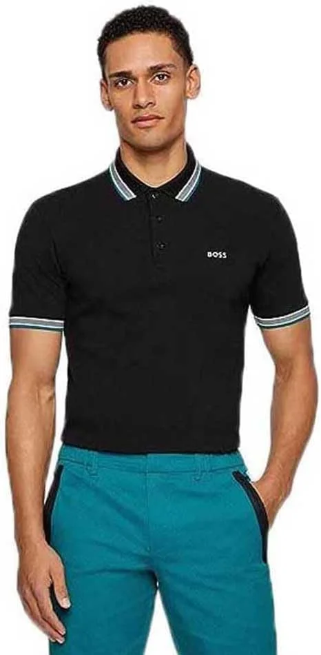 پولوشرت مردانه BOSS مدل پدی 10241663 01 با برش معمولی