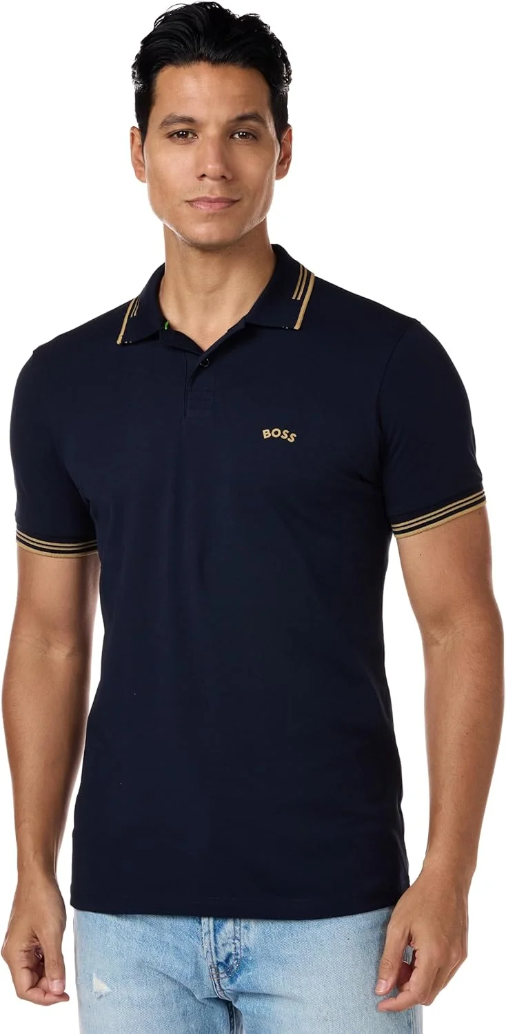 پولوشرت مردانه BOSS مدل Paul Curved