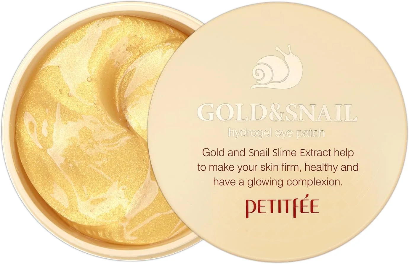 پچ دور چشم هیدروژل طلا و حلزون پتیتفی، 60 عدد پچ 1.4 گرمی