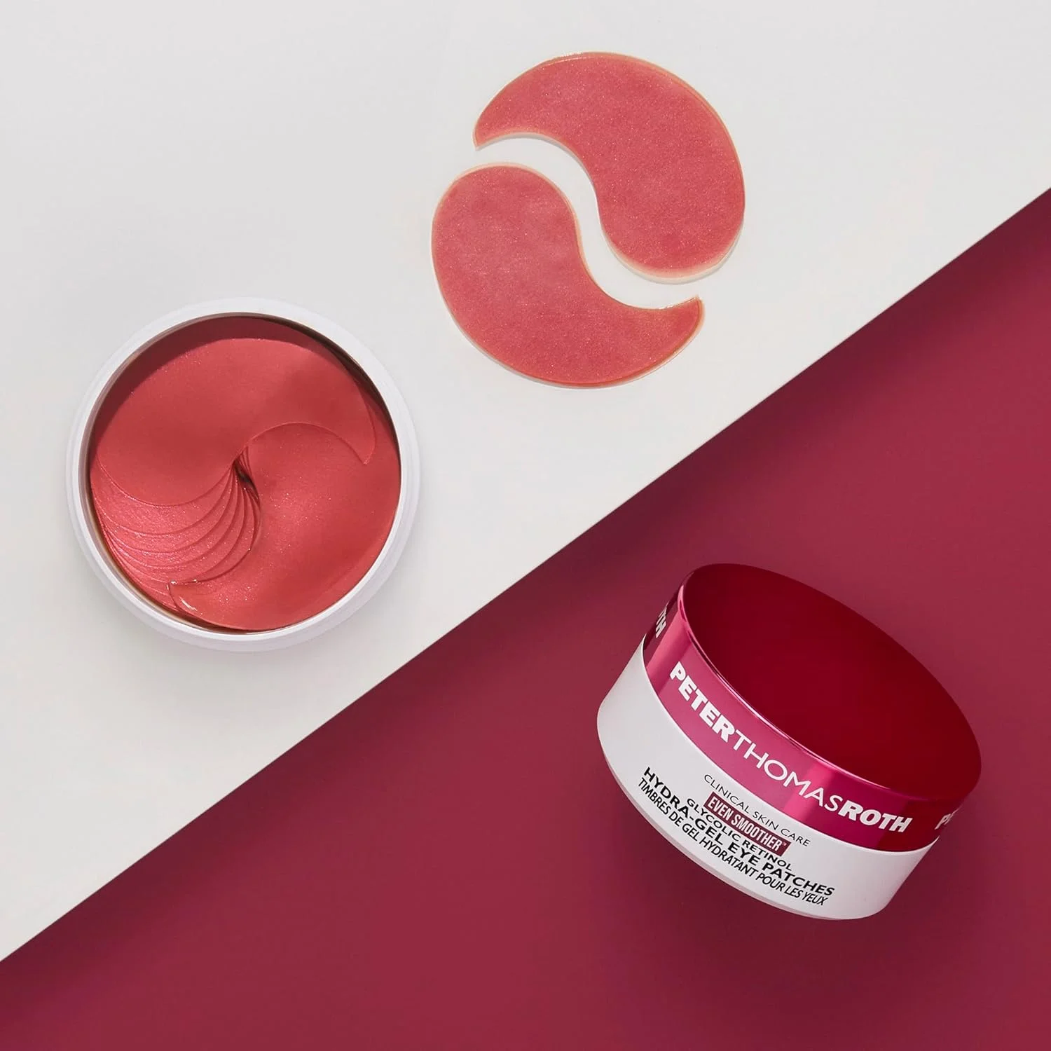 پد زیر چشم ژلی پیتر توماس راث | Even Smoother™ حاوی گلیکولیک اسید و رتینول، درمان کننده بافت ناهموار، دانه های ریز، خطوط ریز و چروک های زیر چشم