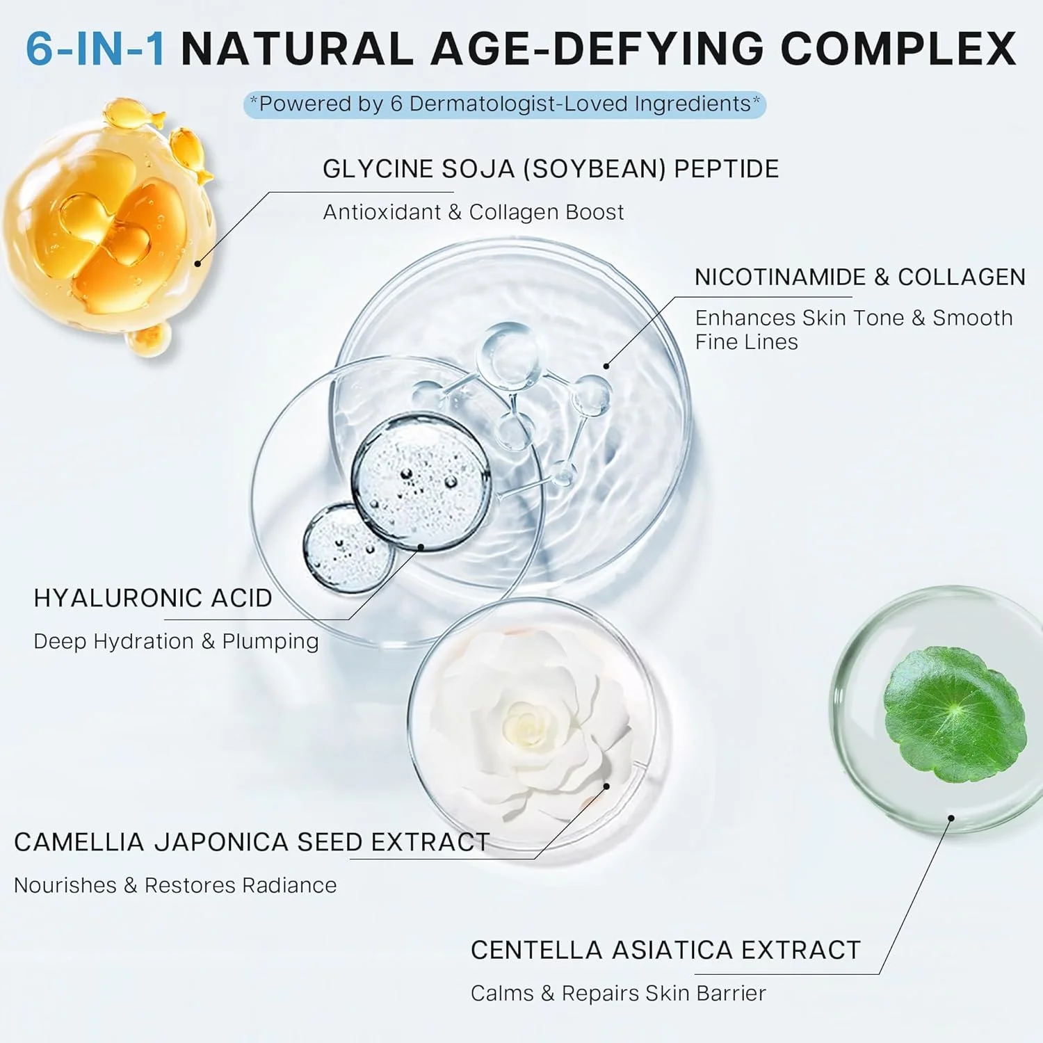 پچ های رفع چروک زیر چشم و پیشانی VRAIKO، حاوی کلاژن، هیالورونیک اسید و عصاره کاملیا، مناسب برای خطوط پیشانی، پف زیر چشم، حلقه های تیره و احیای پوست