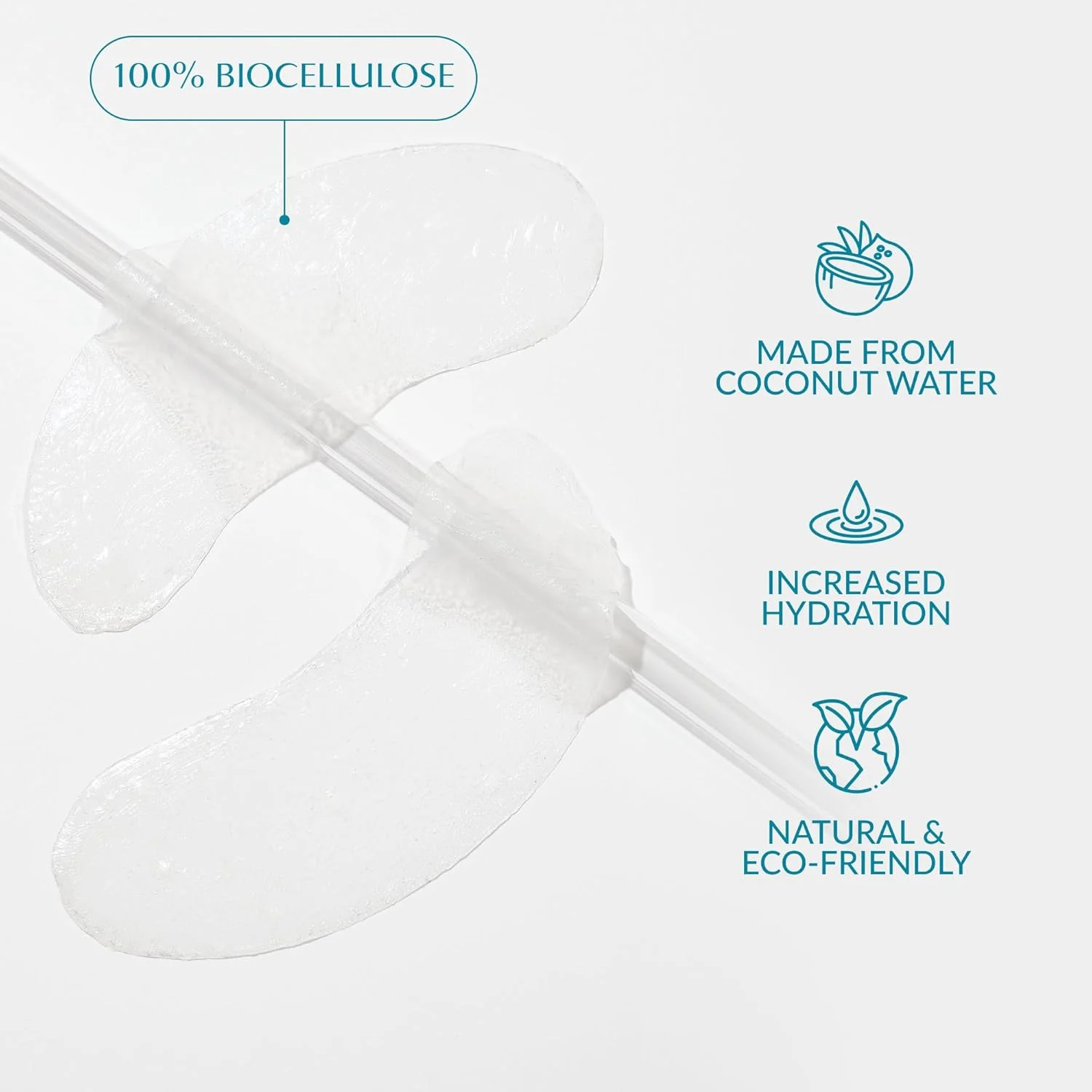 پد دور چشم بایو آنزیم تالیکا - پدهای فوق العاده مرطوب کننده فوری - ماسک چشم برای سیاهی و خستگی دور چشم - یک جفت