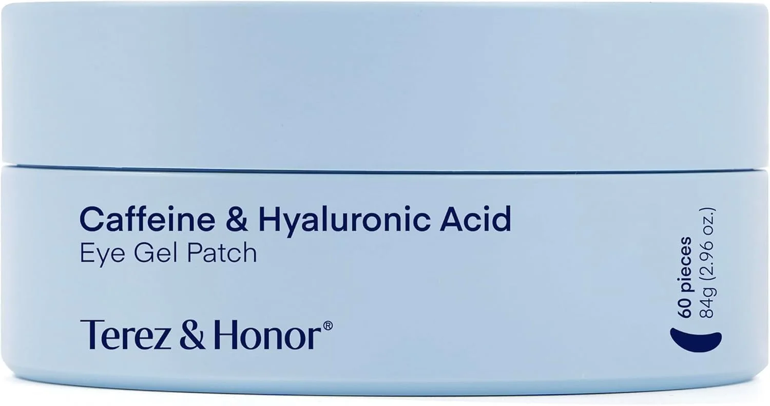 پد زیر چشم برای سیاهی دور چشم: ماسک ژلی درمان پف و کیسه زیر چشم با کافئین، هیالورونیک اسید و نیاسینامید - روشن کننده، آبرسان، ضد چروک و خنک کننده زیر چشم - مراقبت از پوست کره ای، 30 جفت