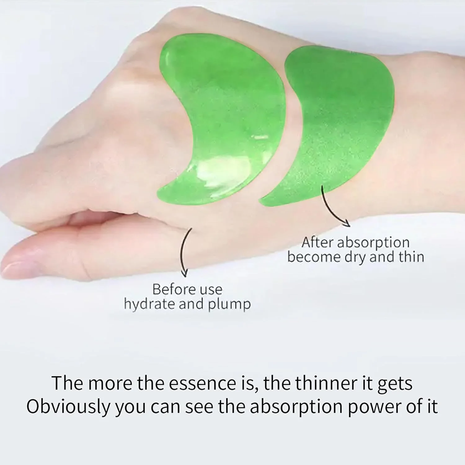 پد زیر چشم - پدهای مراقبت از چشم (30 جفت) - ماسک چشم کریستالی کلاژن آلوئه ورا - ماسک چشم مرطوب کننده و سفت کننده - ضد پیری، روشن کننده حلقه های تیره، از بین برنده