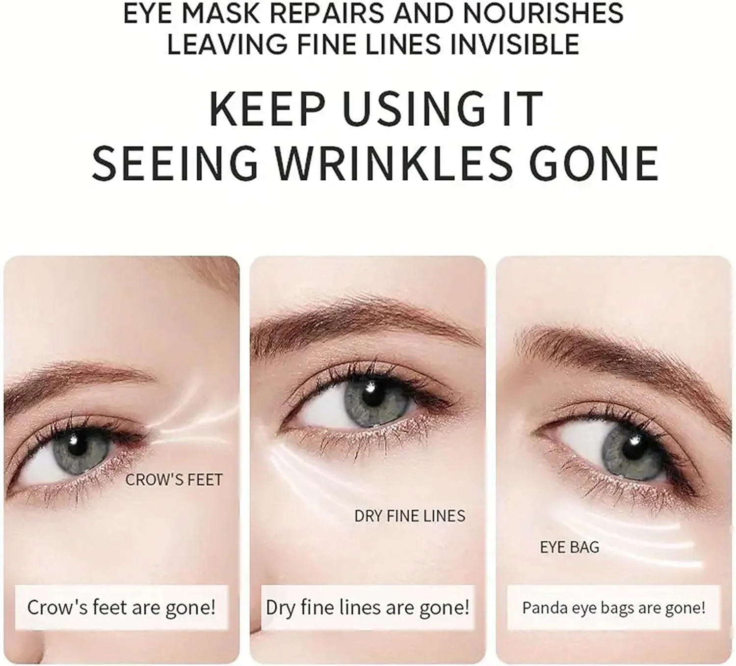 پد زیر چشم - پدهای مراقبت از چشم (30 جفت) - ماسک چشم کریستالی کلاژن آلوئه ورا - ماسک چشم مرطوب کننده و سفت کننده - ضد پیری، روشن کننده حلقه های تیره، از بین برنده
