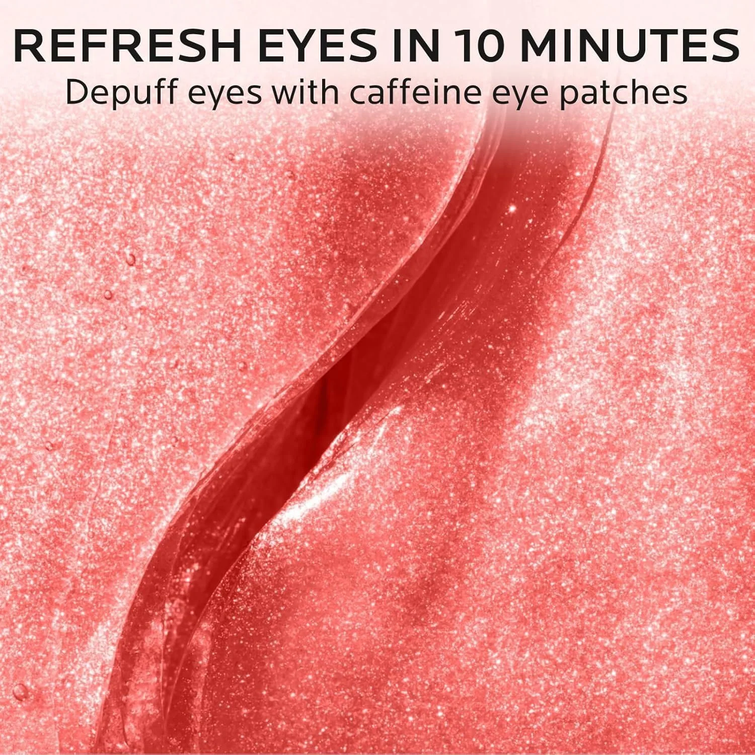 ماسک دور چشم روشن کننده، 30 جفت، ماسک چشم حاوی کافئین برای تیرگی و پف زیر چشم، حاوی هیالورونیک اسید و نیاسینامید، پچ زیر چشم برای پف کردگی