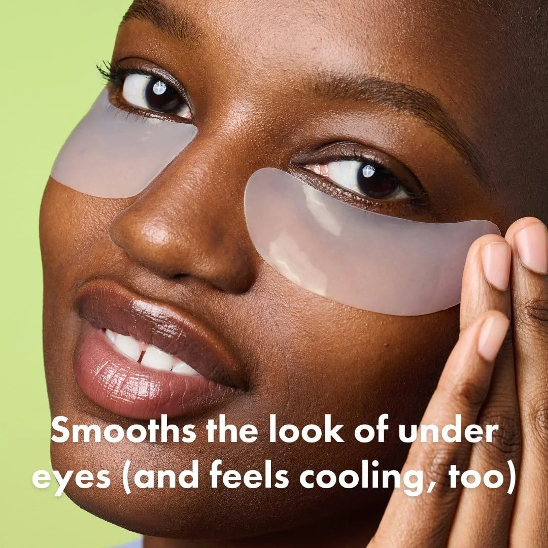 پچ های زیر چشم HERO COSMETICS Mighty Patch™ برای چشم های خسته - پچ های هیدروژل تسکین دهنده - بیدار کننده و کاهش دهنده پف زیر چشم با استفاده های مکرر (6 عدد)