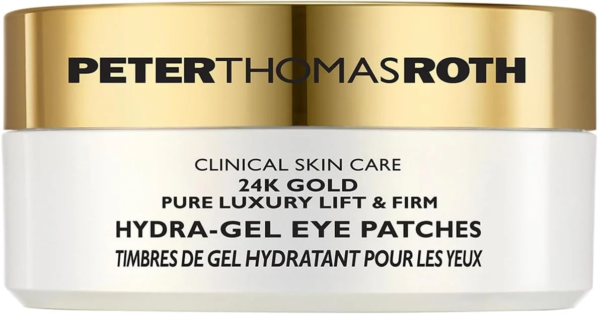 پدهای دور چشم ژلی لوکس و سفت کننده حاوی طلای 24 عیار پیتر توماس راث، 60 عدد پد به همراه کاردک