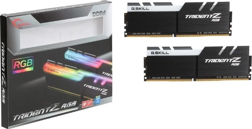 جی.اسکیل 16 گیگابایت TridentZ RGB Series (دو عدد 8 گیگابایتی)، DDR4 PC4-28800 3600MHz، 288-Pin، حافظه دسکتاپ | F4-3600C19D-16GTZRB