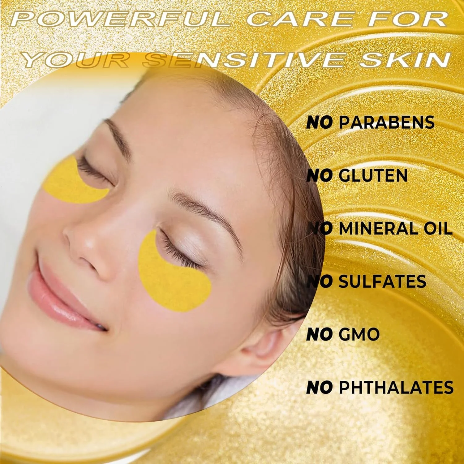 پد زیر چشم 60 عددی برای پف و سیاهی دور چشم، درمان چشم با طلای 24K، فرمول کلاژن و هیالورونیک اسید ضد چروک، ماسک مرطوب کننده چشم برای الاستیسیته پد زیر چشم 60 عددی برای پف و سیاهی دور چشم، درمان چشم با طلای 24K، فرمول کلاژن و هیالورونیک اسید ضد چروک، ماسک مرطوب کننده چشم برای الاستیسیته