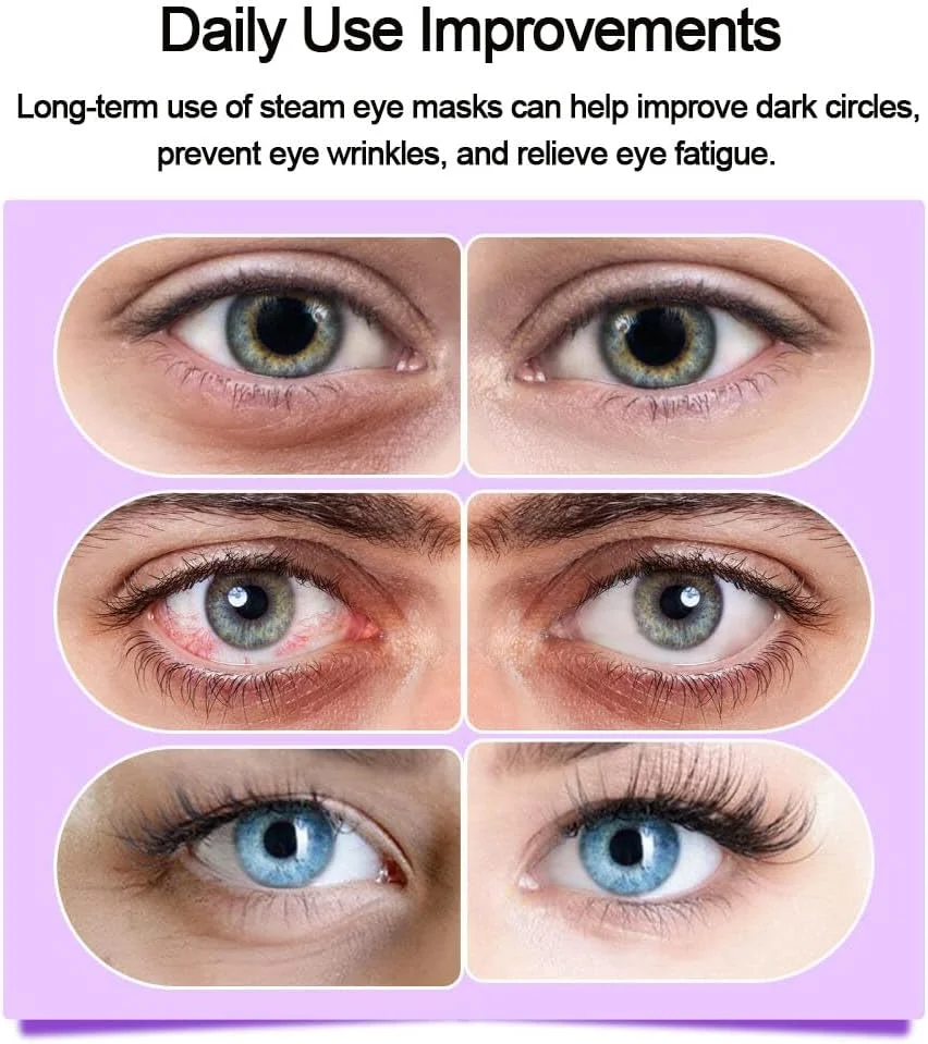 ماسک چشم بخار Goodern، بسته 10 عددی ماسک چشم گرمایشی کمپرس گرم برای چشم ها ماسک چشم خواب گرم یکبار مصرف برای خشکی چشم حلقه های تیره دور چشم آرامش بخش راحت خود گرم شونده ماسک چشم گرم برای مسافرت خانه و محل کار ماسک چشم بخار Goodern، بسته 10 عددی ماسک چشم گرمایشی کمپرس گرم برای چشم ها ماسک چشم خواب گرم یکبار مصرف برای خشکی چشم حلقه های تیره دور چشم آرامش بخش راحت خود گرم شونده ماسک چشم گرم برای مسافرت خانه و محل کار
