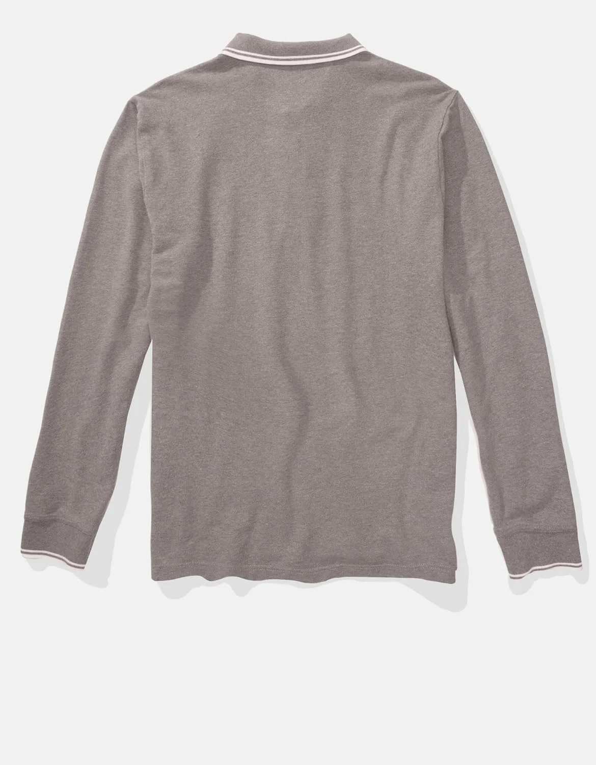 پولوشرت آستین بلند مردانه امریکن ایگل مدل U-0176-3079-006 P-Intl خاکستری سایز XL