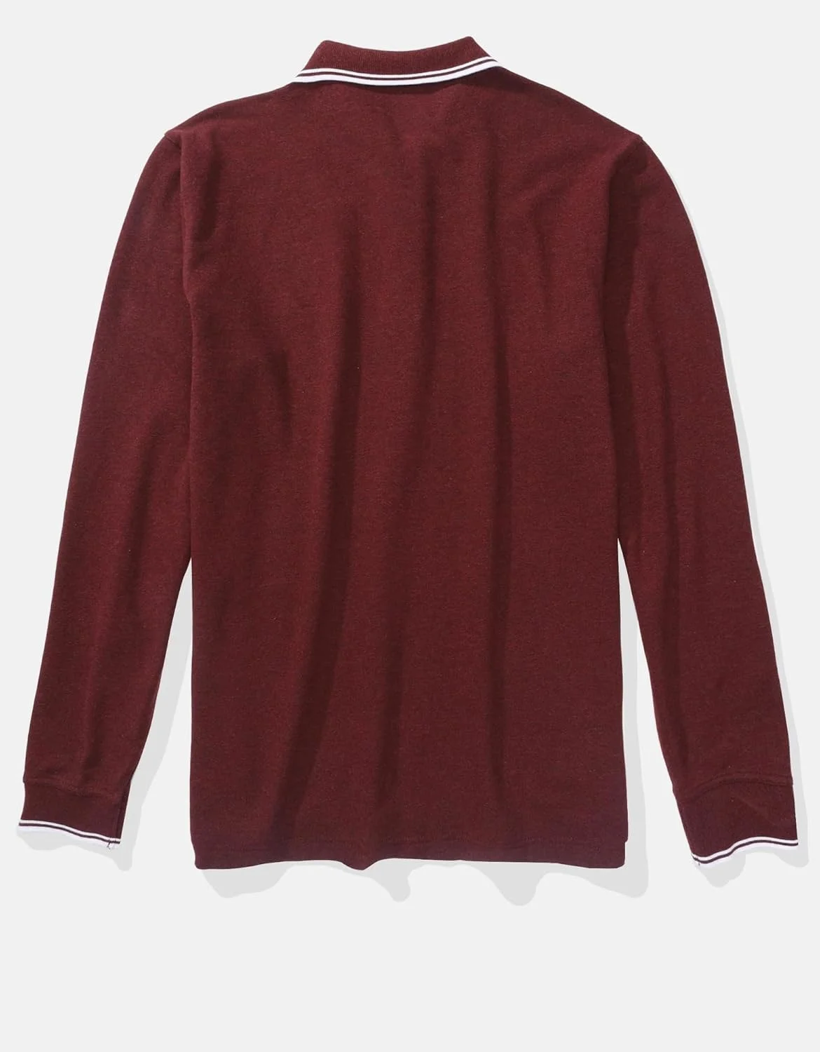 پولوشرت آستین بلند مردانه امریکن ایگل مدل U-0176-3079-104 رنگ زرشکی سایز XXL