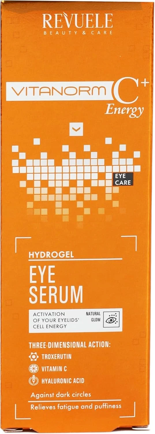 سرم دور چشم هیدروژل ویتانورم C+Energy Revuele حجم 25 میلی لیتر
