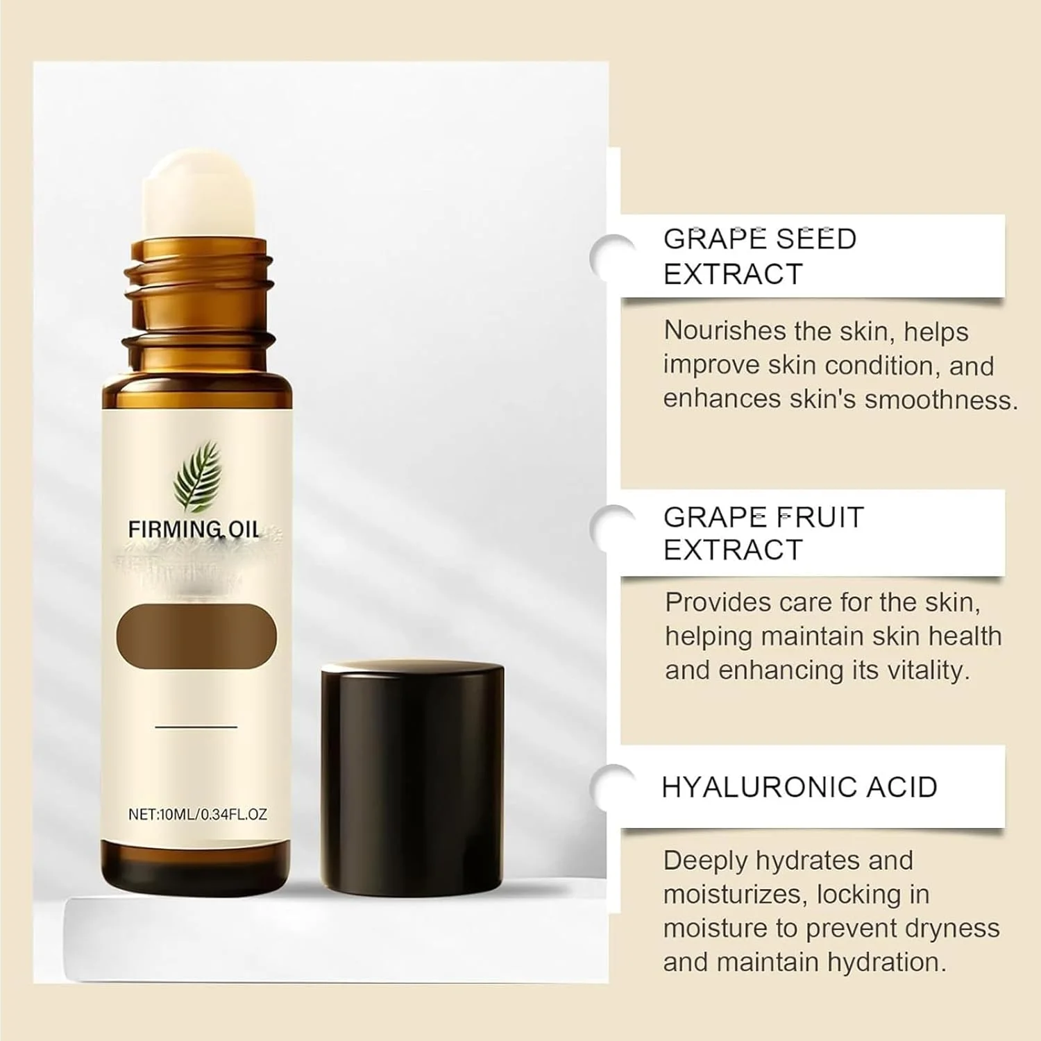 سرم ضد چروک اکسپرس - اثر لیفتینگ فوری، سرم رولی ضد چروک اکسپرس، سرم غلطکی برای پف و سیاهی دور چشم، سفت کننده و مرطوب کننده ضد پیری، صاف کننده خطوط (3 عدد)