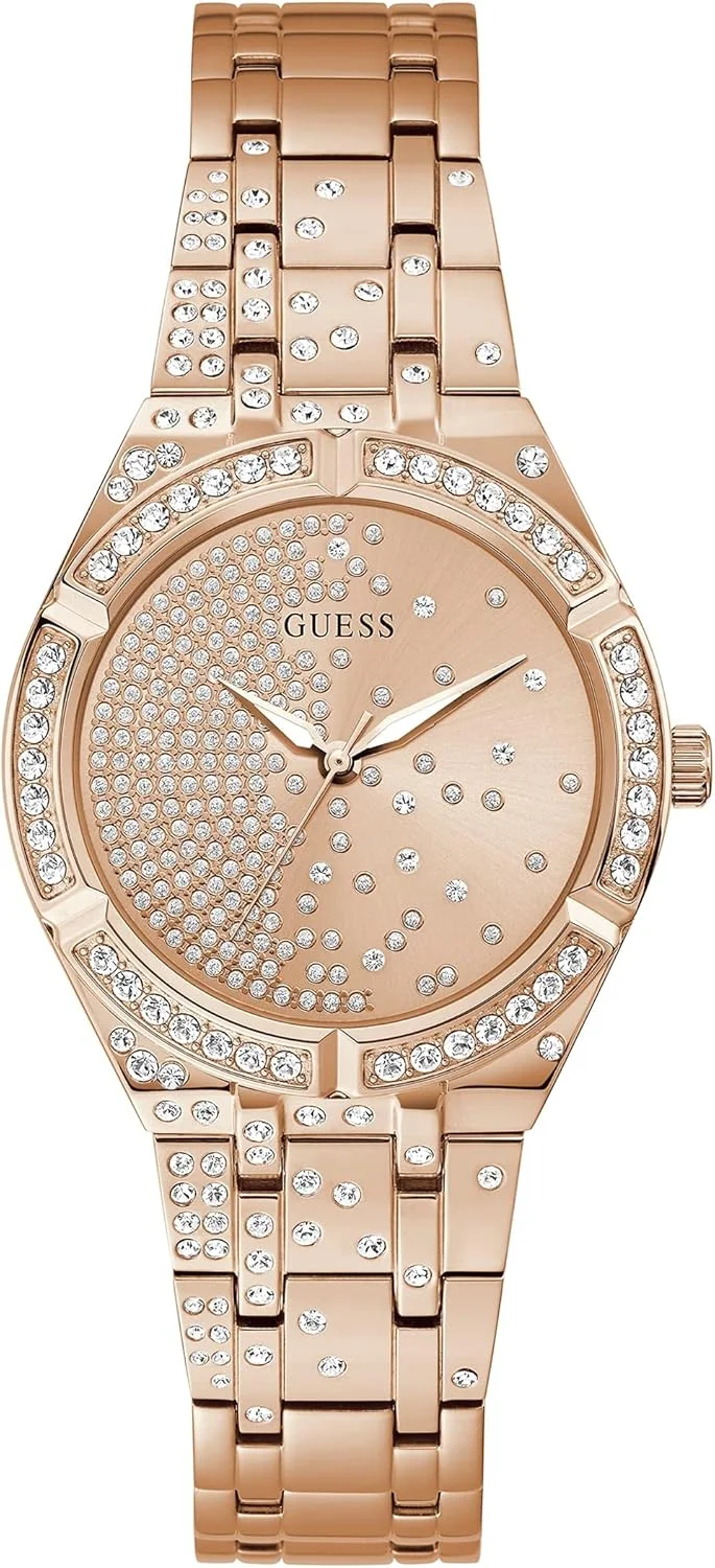 ساعت صفحه نگین دار GUESS