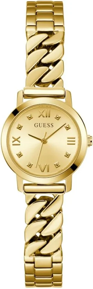 ساعت مچی زنانه GUESS مدل GW0867L2 با صفحه شامپاینی، شامپاینی