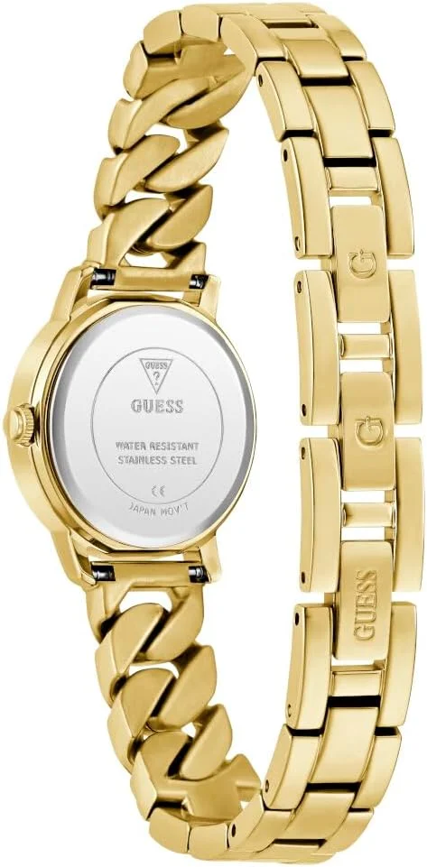 ساعت مچی زنانه GUESS مدل GW0867L2 با صفحه شامپاینی، شامپاینی ساعت مچی زنانه GUESS مدل GW0867L2 با صفحه شامپاینی، شامپاینی