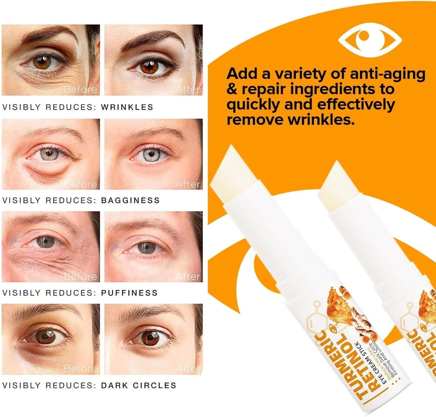 بالم دور چشم لومی بالم، لومی استیک برای دور چشم، سرم دور چشم لومی بالم، بالم استیکی آبرسان دور چشم، کرم استیکی زردچوبه برای دور چشم، رتینول زردچوبه برای دور چشم، کرم ضد پیری زیر چشم، استیک آبرسان دور چشم (1 عدد)