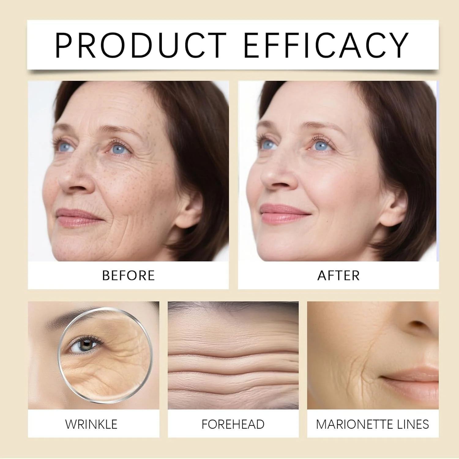 سرم دور چشم ضد چروک سریع الاثر - اثر لیفتینگ فوری، سرم چشم برای سیاهی و پف زیر چشم، سرم آبرسان و سفت کننده ضد پیری، صاف کننده خطوط ریز و کیسه های زیر چشم (3 عدد)