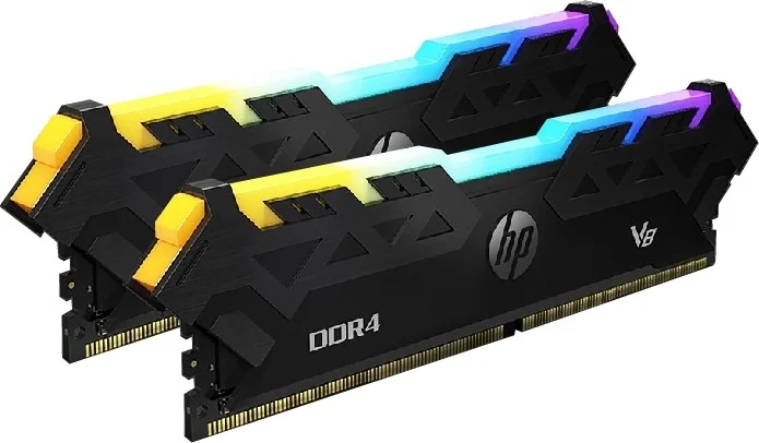 رم اچ پی V8 RGB، ۱۶ گیگابایت، ۲ عدد ۸ گیگابایتی DDR4، ۳۶۰۰ مگاهرتز U-Dimm، CL18 | 8MG07AA