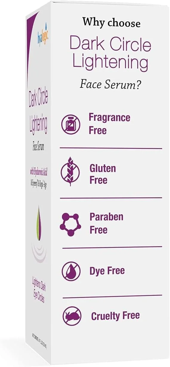 سرم روشن کننده دور چشم هیاالوژیک - درمان تیرگی زیر چشم با اسید هیالورونیک، Eveseryl و Regu-Age - تسکین دهنده، مغذی و احیا کننده پوست - 30 میلی لیتر