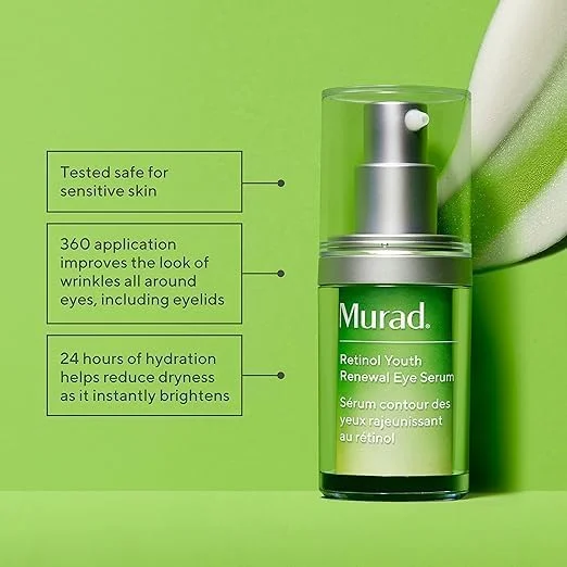 سرم دور چشم جوانساز رتینول Murad Resurgence - سرم ضد پیری برای زیر چشم و پلک 15 میلی لیتر