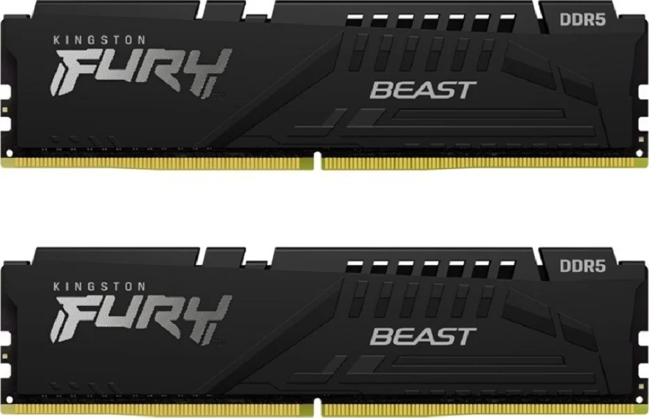 کینگستون فیوری بیست 32 گیگابایت (2x16 گیگابایت) حافظه DDR5، فرکانس 6000 مگاهرتز، تاخیر CL40، Intel XMP 3.0، Non ECC DIMM، کیت 2 تایی، 1.35 ولت | KF560C40BBK2-32