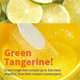 پچ دور چشم مرطوب کننده ویتامین C نارنگی سبز گودال | پچ ژلی آبرسان 5 دقیقه ای (60 عدد)